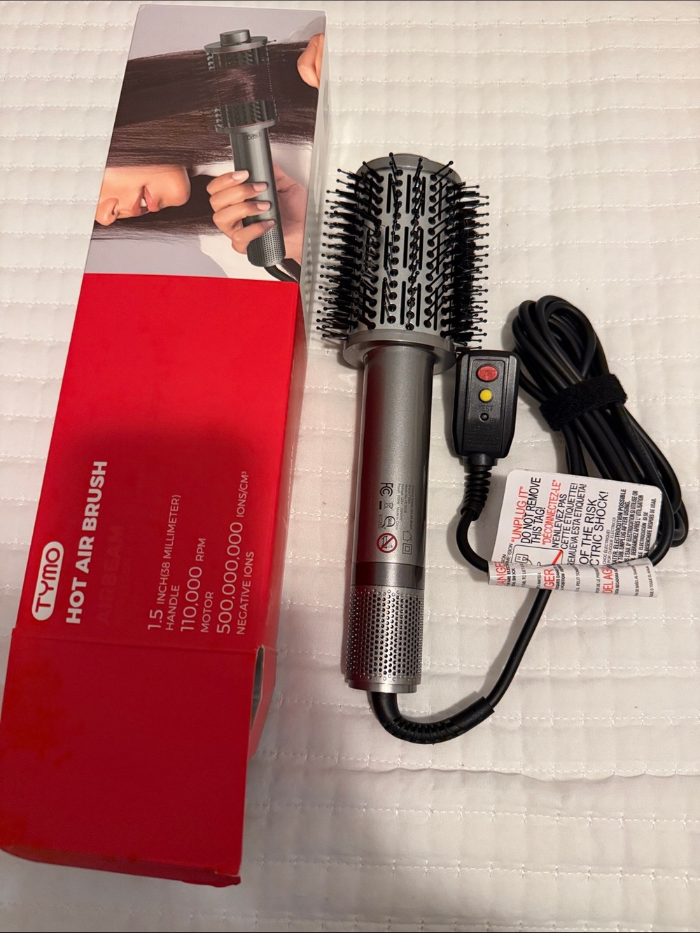 Tymo Hot Air Brush for Women - Silver